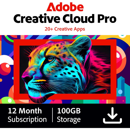 Adobe Creative Cloud Pro | 20+ creative apps plus 100GB Storage