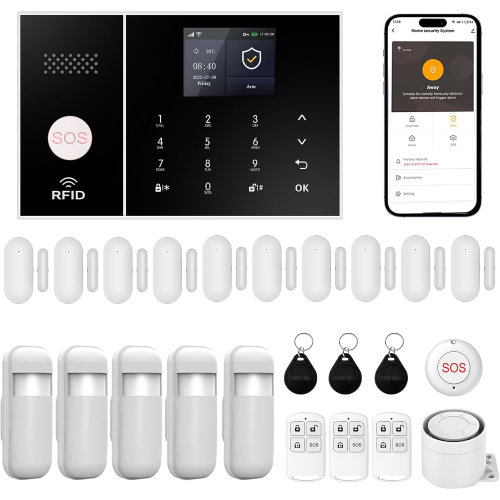 Home Security System with Motion Detector